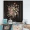Designart - Vintage Floral Summer Wildflowers Arrangement - Traditional Print on Natural Pine Wood